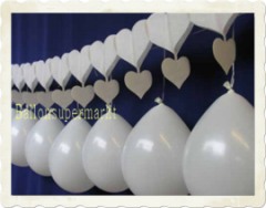 Luftballons Hochzeit. Girlanden mit Luftballons