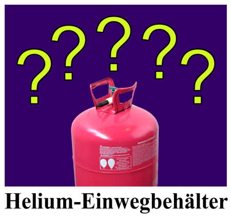 Helium-Einwegbehälter
