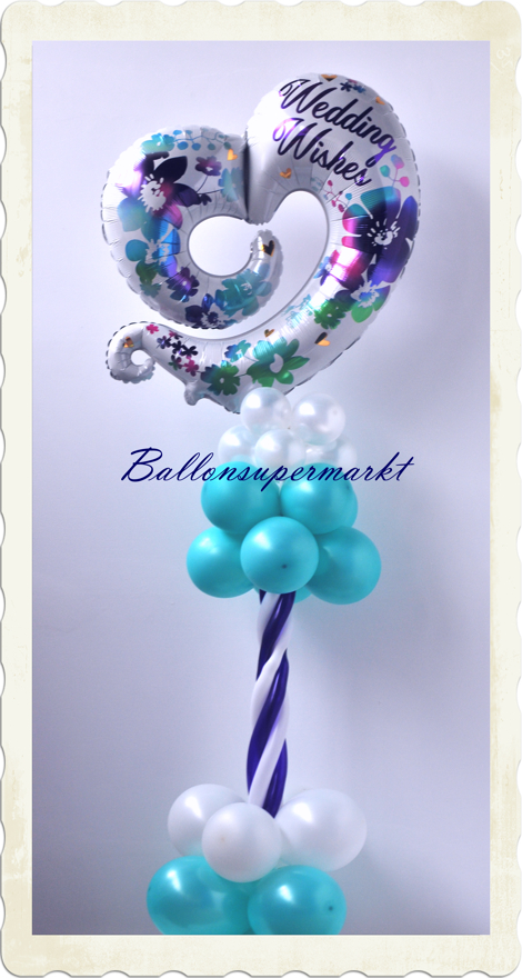 luftballons hochzeit ballondekoration